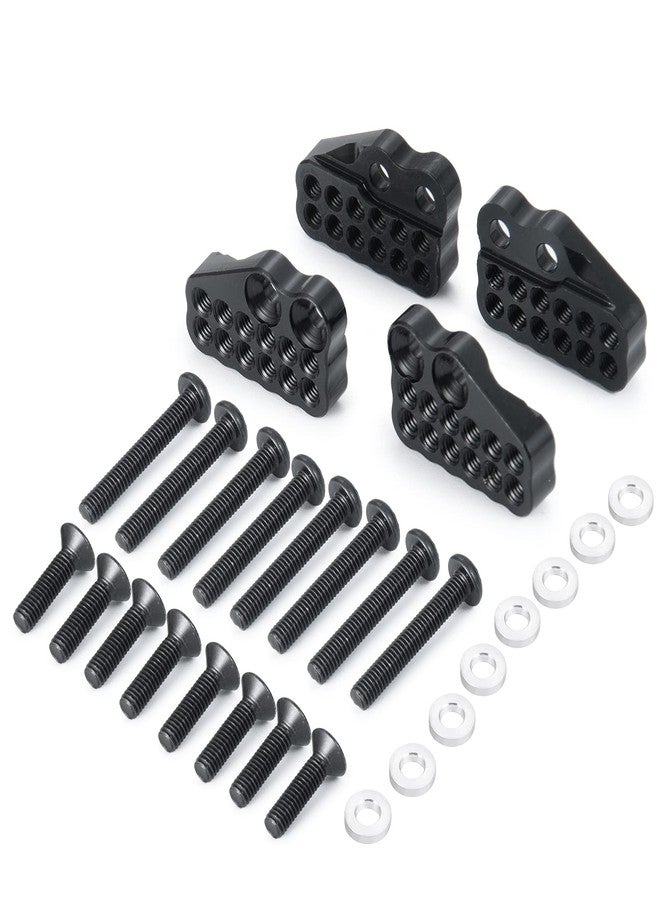 RCHUBAM 4 قطع من حلقات تثبيت أبراج امتصاص الصدمات المعدنية لسيارة الزحف التي تعمل بالتحكم عن بعد Axial SCX10 AXI03004 Capra بمقياس 1/10 - Image 4